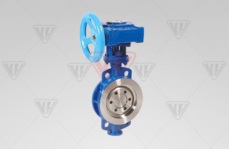 Wafer metal seal butterfly valve